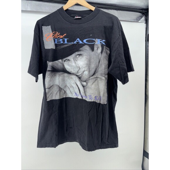 Vintage Clint Black T-Shirt Men's XL 90's Country Music "No Time To Kill" - Picture 8 of 9